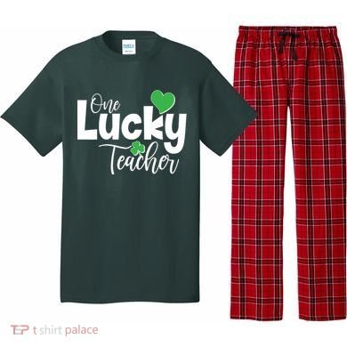 St Patricks Day One Lucky Teacher Pajama Set