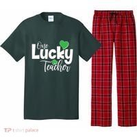 St Patricks Day One Lucky Teacher Pajama Set thumb 0