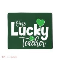 St Patricks Day One Lucky Teacher Mousepad thumb 0