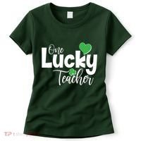 St Patricks Day One Lucky Teacher Women's T-Shirt thumb 0