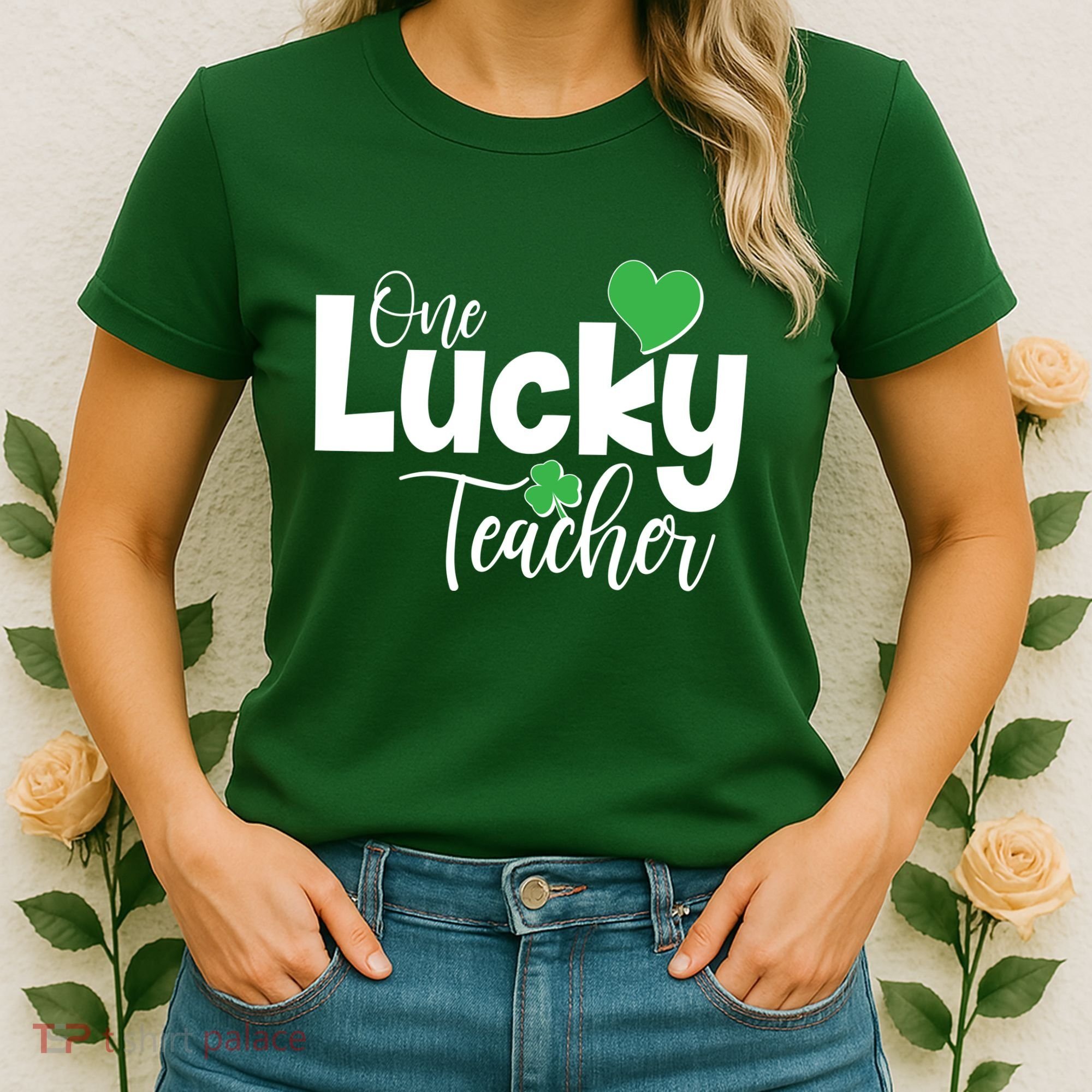 St Patricks Day One Lucky Teacher Women's T-Shirt