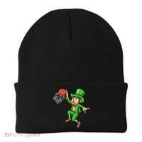 St Patrick's Day Basketball Irish Basketball Dunk Leprechaun Great Gift Beanie thumb 0