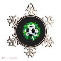 St Patrick's Day Soccer St Pattys Shamrock Ornament thumb 0
