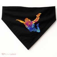 Skydiving Parachutust Extreme Sport USA-Made Doggie Bandana thumb 0