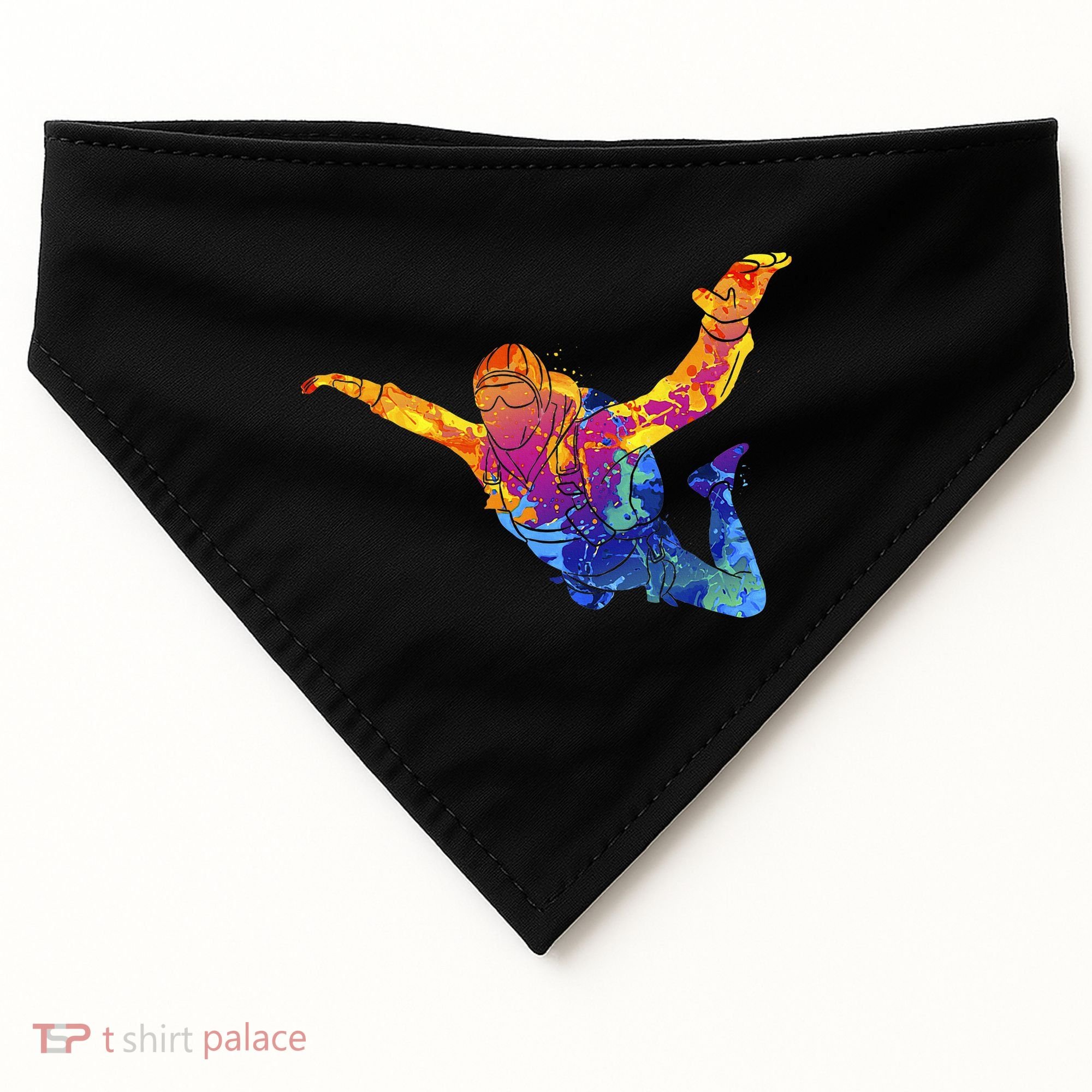 Skydiving Parachutust Extreme Sport USA-Made Doggie Bandana
