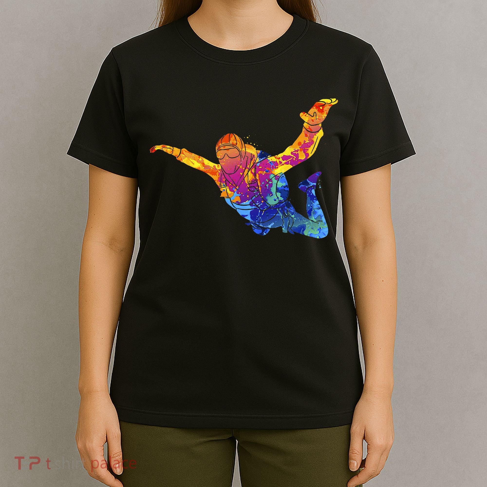 Skydiving Parachutust Extreme Sport T-Shirt