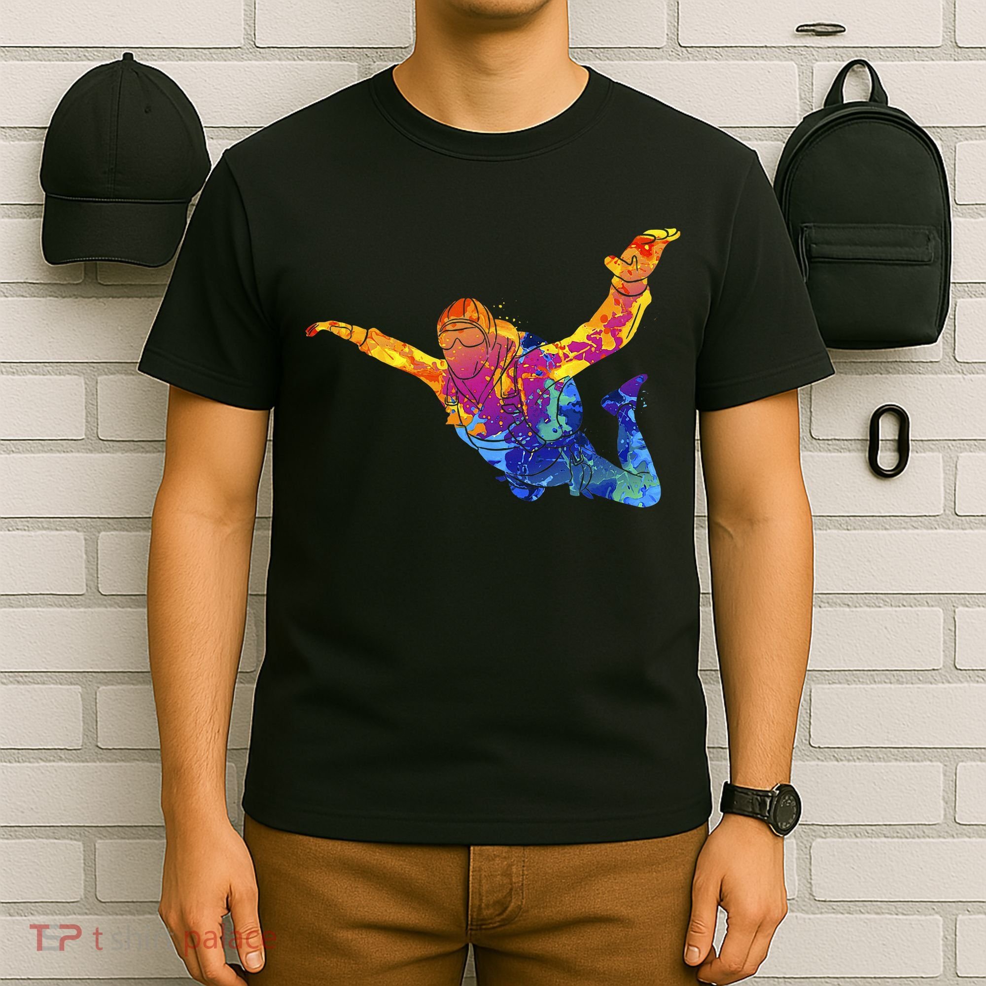 Skydiving Parachutust Extreme Sport T-Shirt