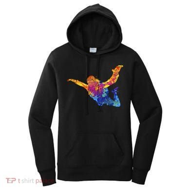 Skydiving Parachutust Extreme Sport Women's Hoodie