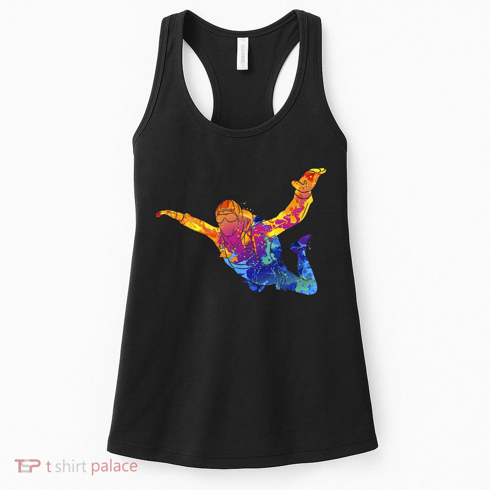 Skydiving Parachutust Extreme Sport Women's Tank Top