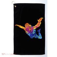 Skydiving Parachutust Extreme Sport Golf Towel thumb 0