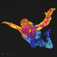 Skydiving Parachutust Extreme Sport Women's Long Sleeve Shirt thumb 2