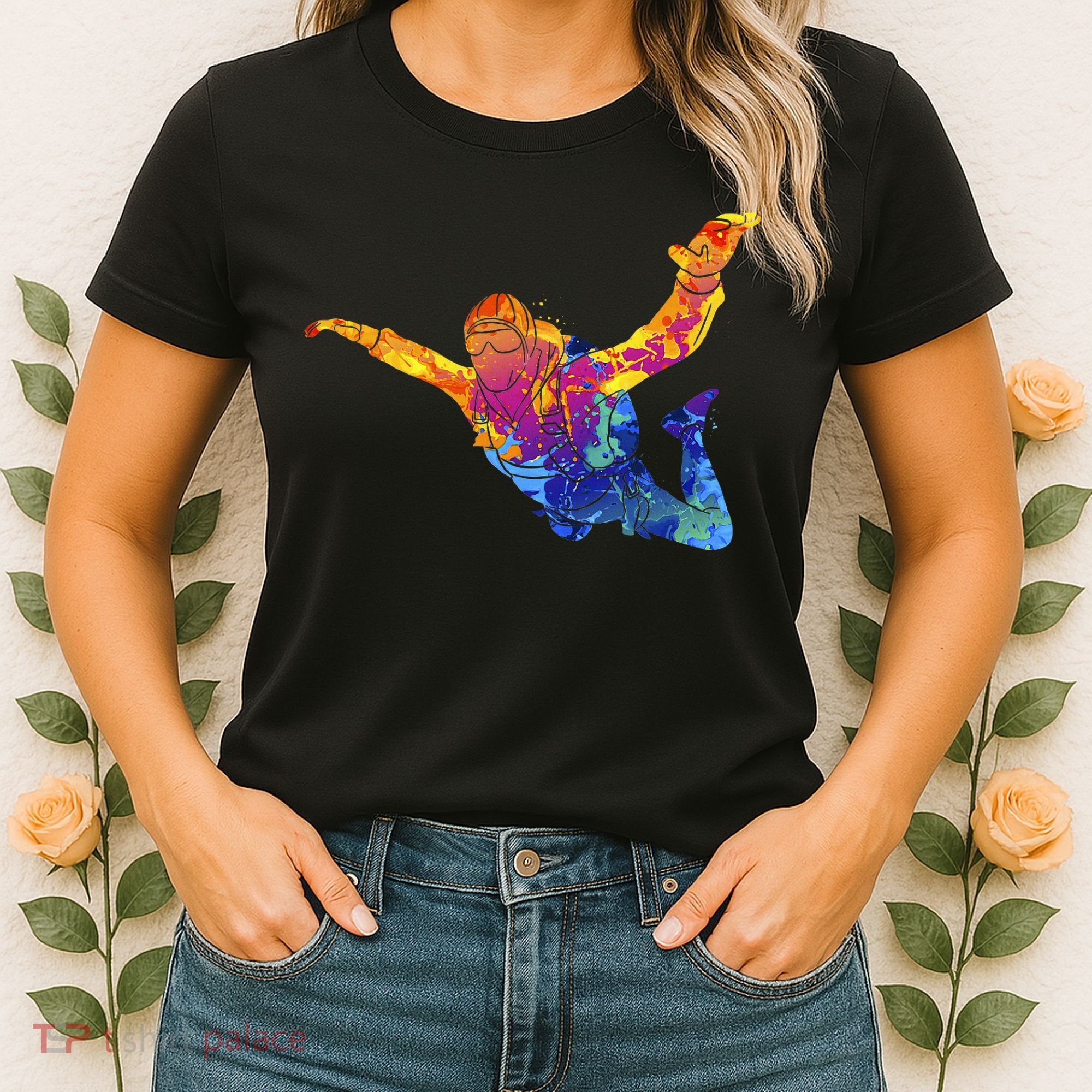 Skydiving Parachutust Extreme Sport Women's T-Shirt