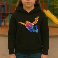 Skydiving Parachutust Extreme Sport Kids Hoodie thumb 3