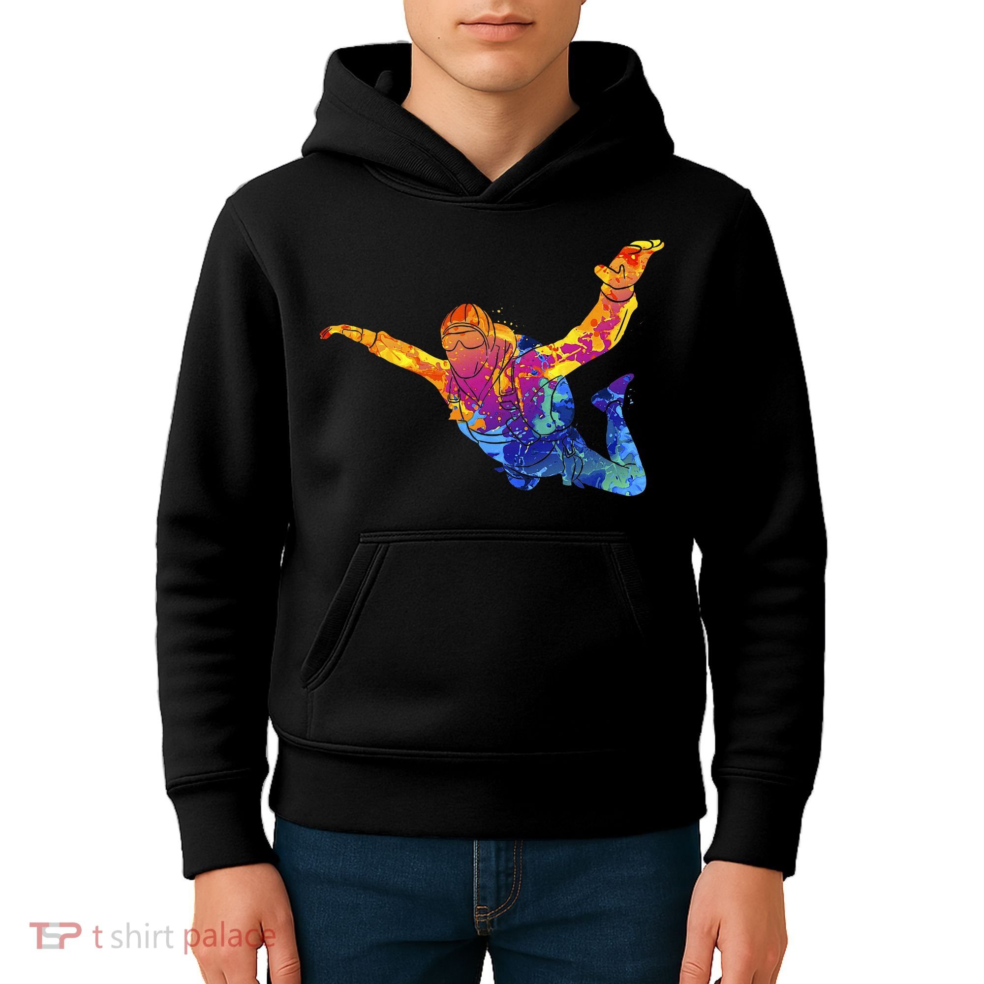 Skydiving Parachutust Extreme Sport Kids Hoodie