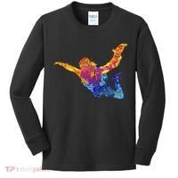 Skydiving Parachutust Extreme Sport Kids Long Sleeve Shirt thumb 0