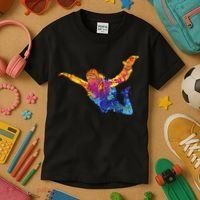 Skydiving Parachutust Extreme Sport Kids T-Shirt thumb 3