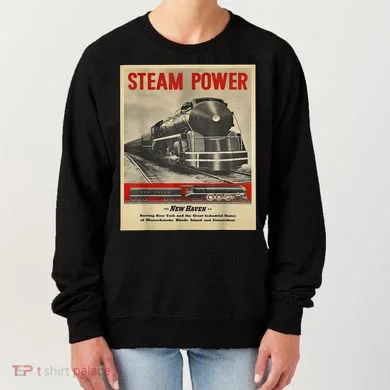Steam Power Engine Train Women's Sweatshirt