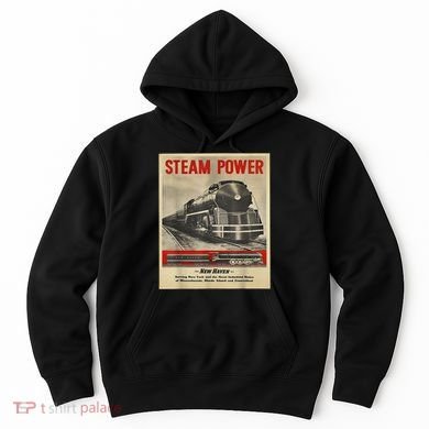 Steam Power Engine Train Hoodie