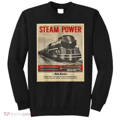 Steam Power Engine Train Sweatshirt