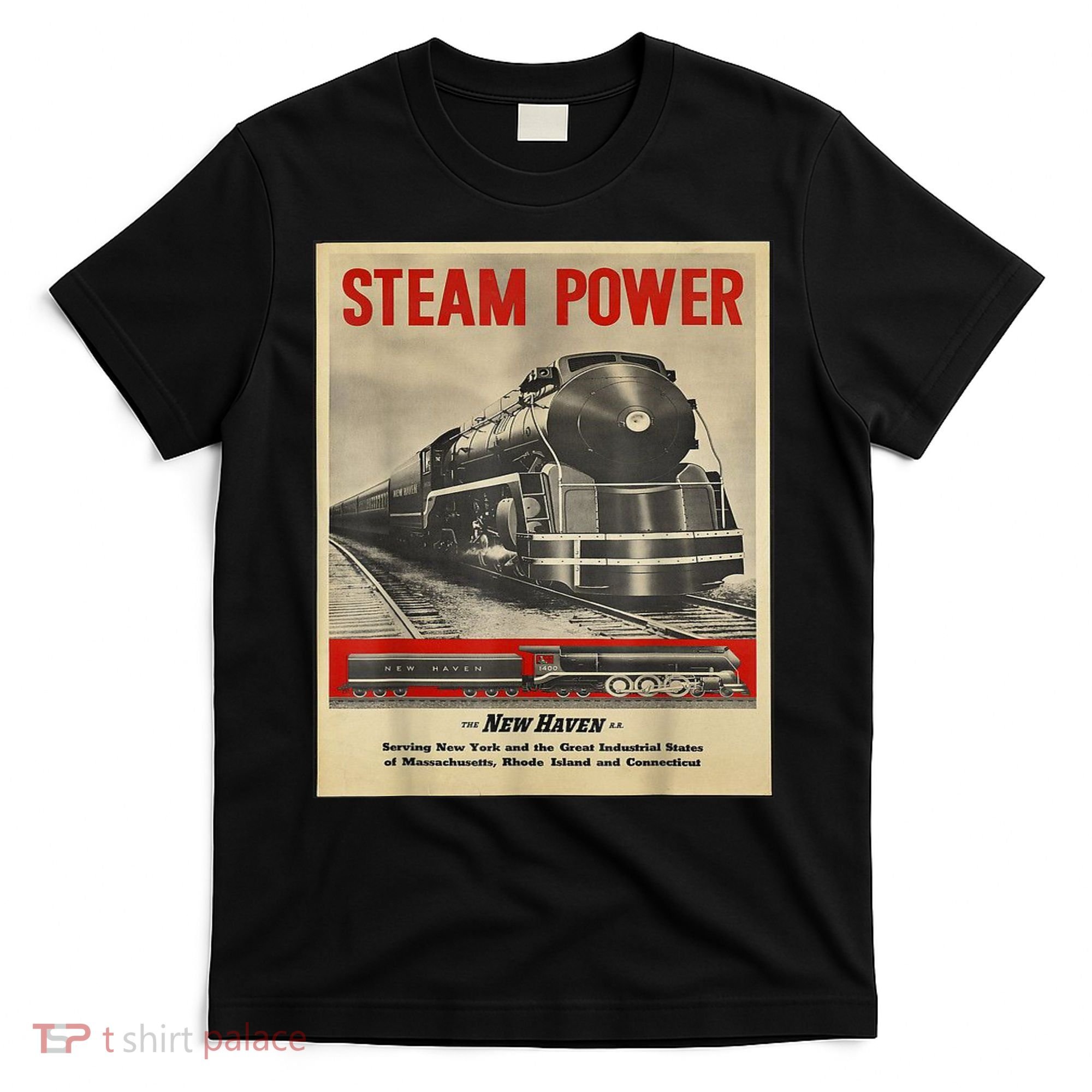Steam Power Engine Train T-Shirt