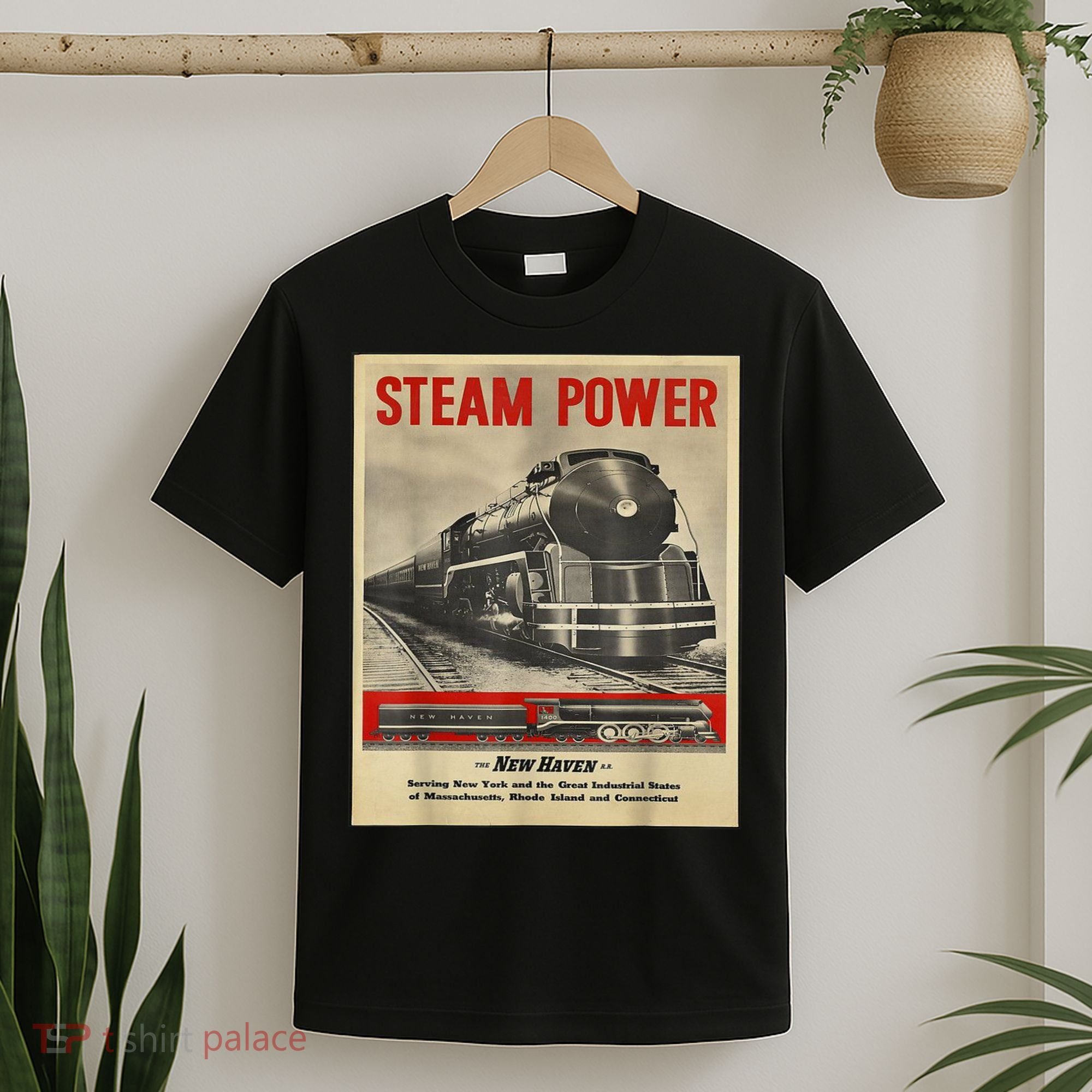 Steam Power Engine Train T-Shirt