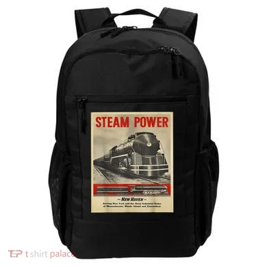 Steam Power Engine Train Backpack