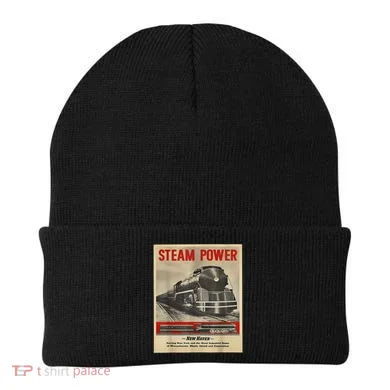 Steam Power Engine Train Beanie