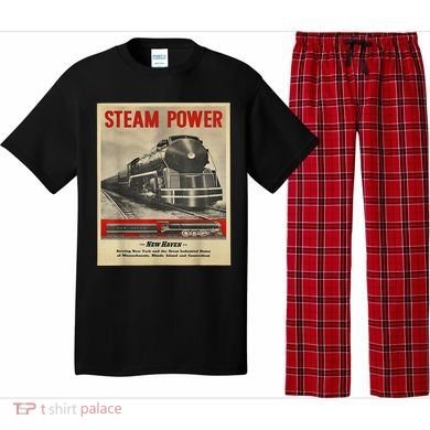 Steam Power Engine Train Pajama Set