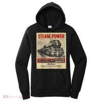 Steam Power Engine Train Women's Hoodie thumb 0
