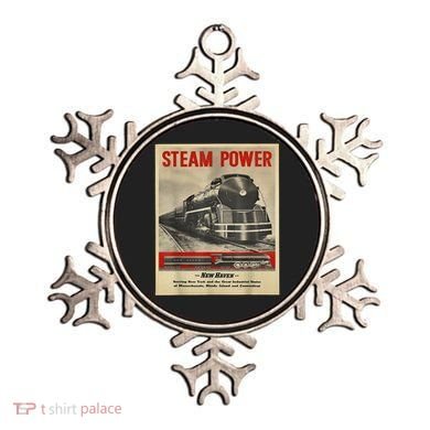Steam Power Engine Train Ornament