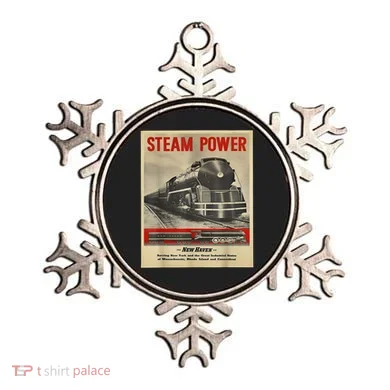 Steam Power Engine Train Ornament