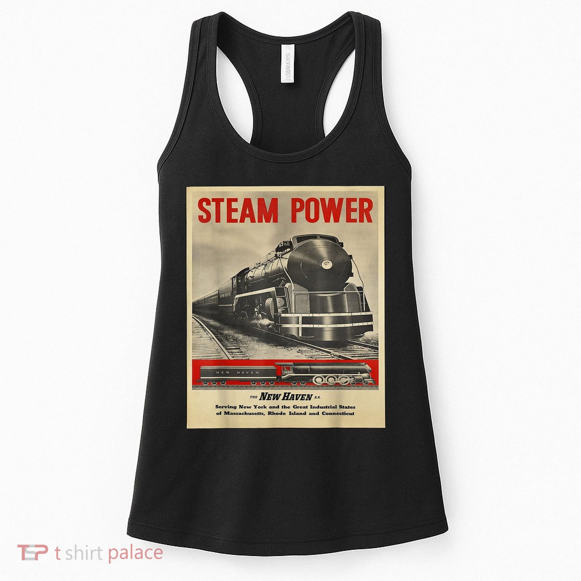 Steam Power Engine Train Women's Tank Top