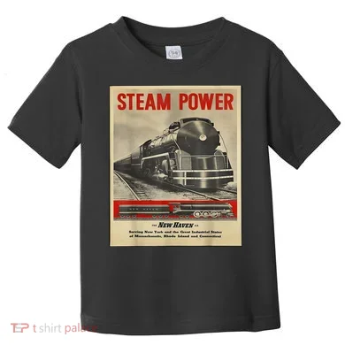 Steam Power Engine Train Toddler T-Shirt