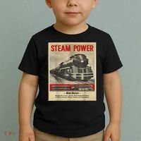 Steam Power Engine Train Toddler T-Shirt thumb 2