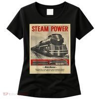 Steam Power Engine Train Women's T-Shirt thumb 0