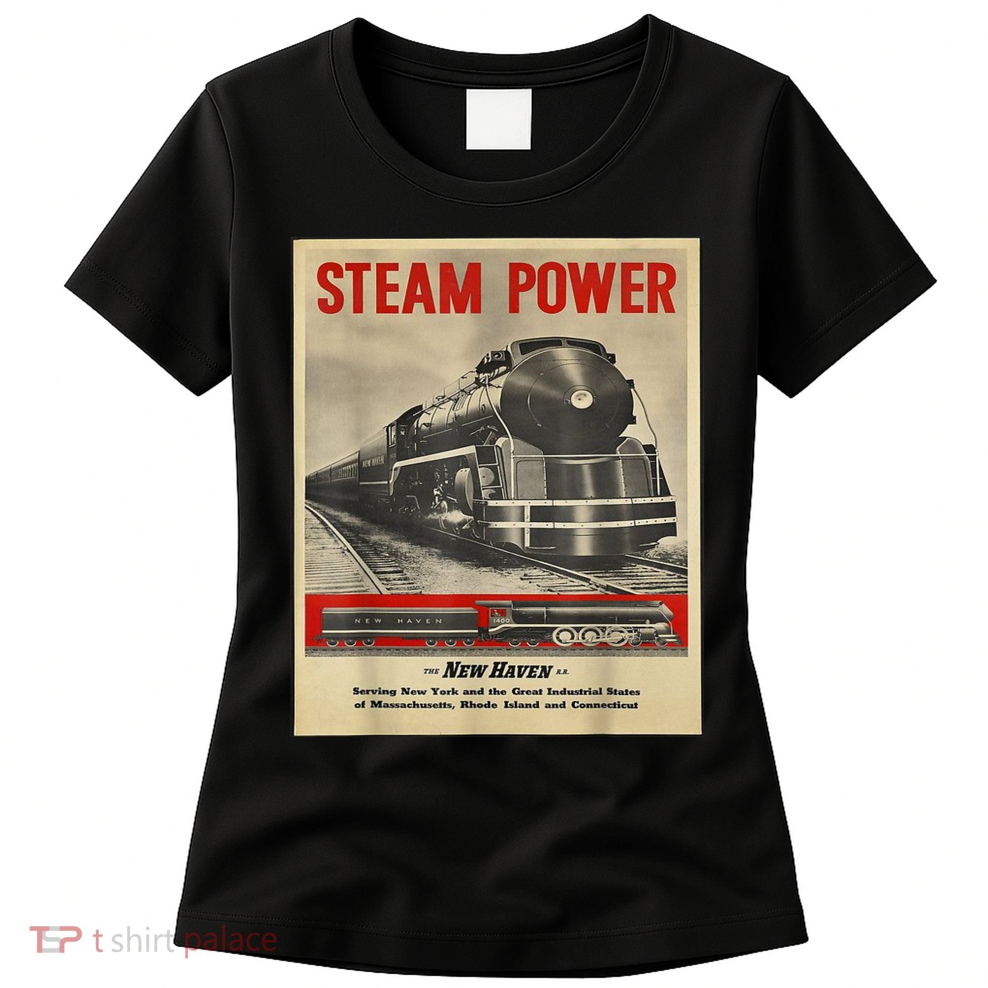 Steam Power Engine Train Women's T-Shirt
