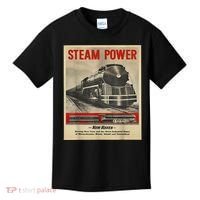Steam Power Engine Train Kids T-Shirt thumb 0