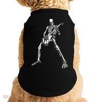 Skeleton Playing Electric Guitar Solo Doggie Tank thumb 0