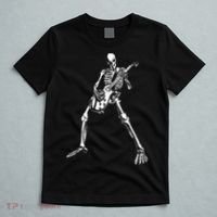 Skeleton Playing Electric Guitar Solo T-Shirt thumb 5
