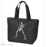 Skeleton Playing Electric Guitar Solo Tote Bag thumb 3