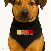 Sarcasm Primary Elements Of Humor USA-Made Doggie Bandana thumb 1