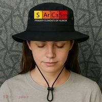 Sarcasm Primary Elements Of Humor Bucket Hat thumb 3