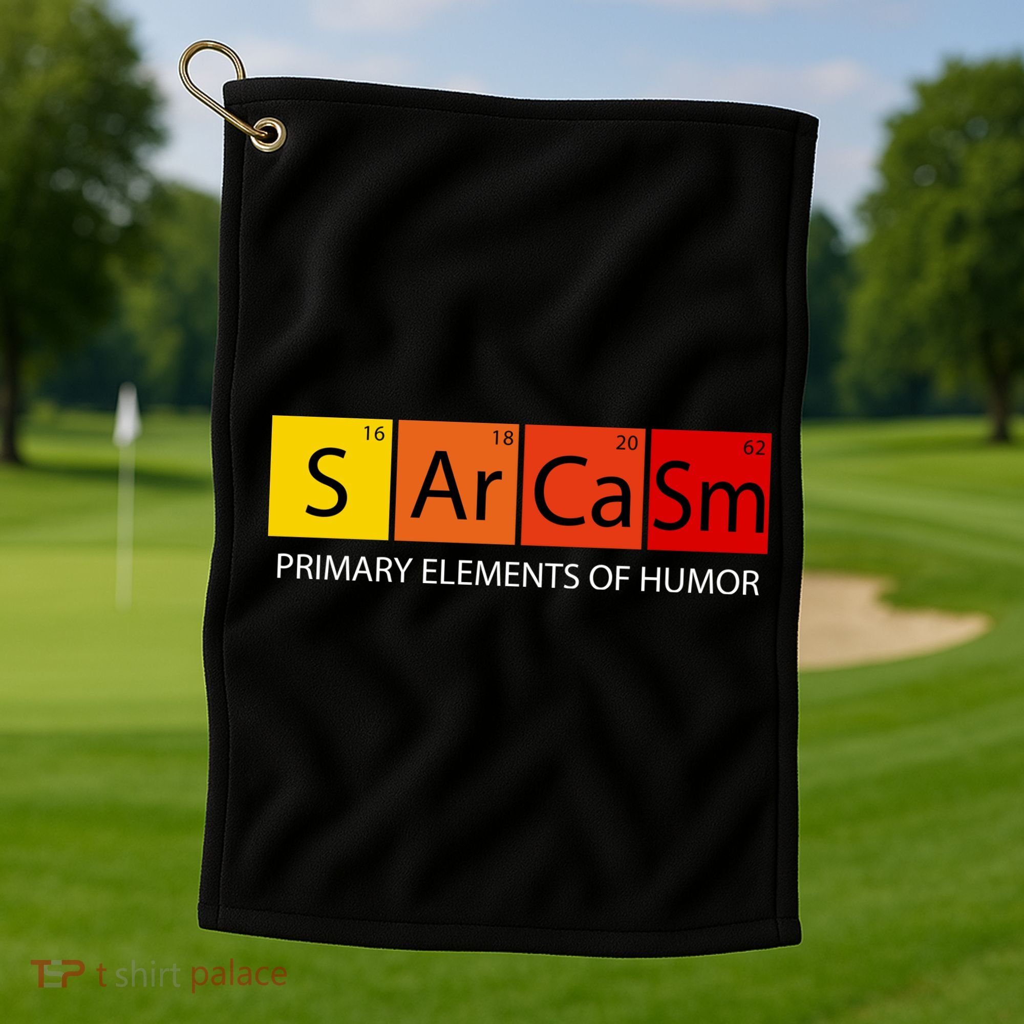 Sarcasm Primary Elements Of Humor Golf Towel