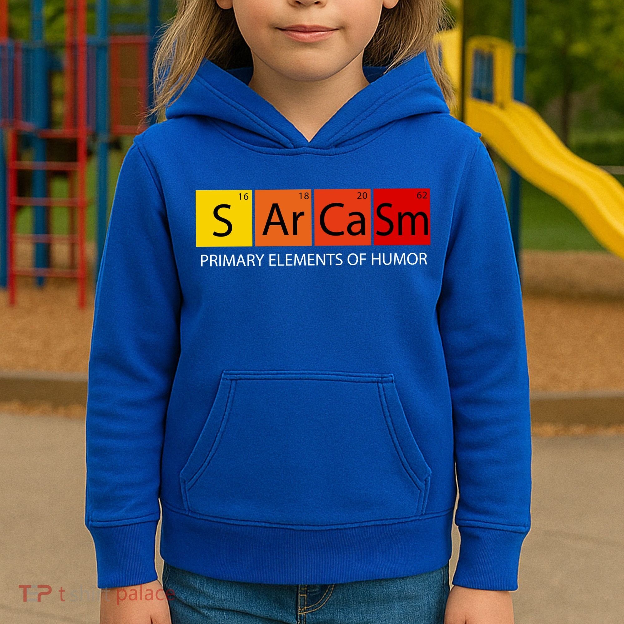 Sarcasm Primary Elements Of Humor Kids Hoodie