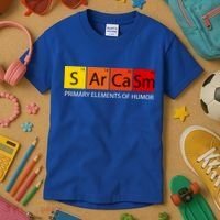 Sarcasm Primary Elements Of Humor Kids T-Shirt thumb 3