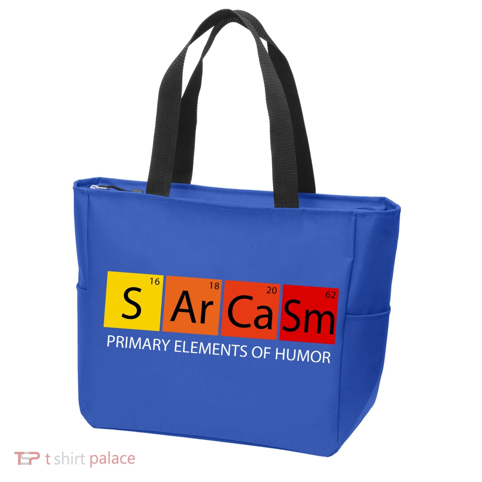 Sarcasm Primary Elements Of Humor Tote Bag