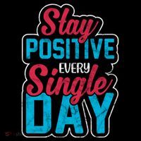 Stay Positive Every Single Day Backpack thumb 2