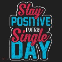 Stay Positive Every Single Day Tumbler thumb 3