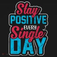 Stay Positive Every Single Day Cropped Pullover Crew thumb 4
