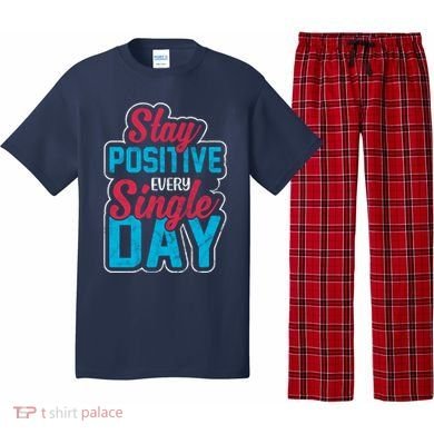 Stay Positive Every Single Day Pajama Set